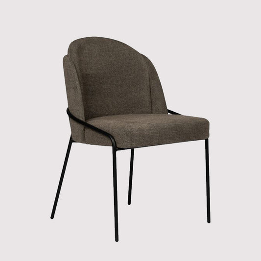 Dining chair Fjord Dark Brown (set of 2)