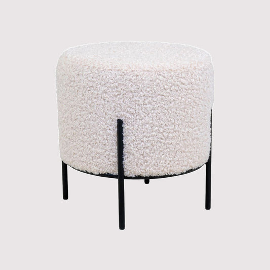 Pouffe Alford White